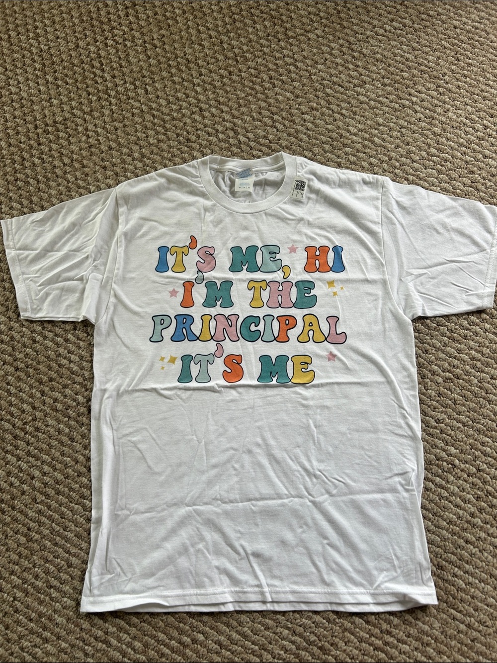 BNWT White Short Sleeve Principal Taylor Swift Graphic Tee